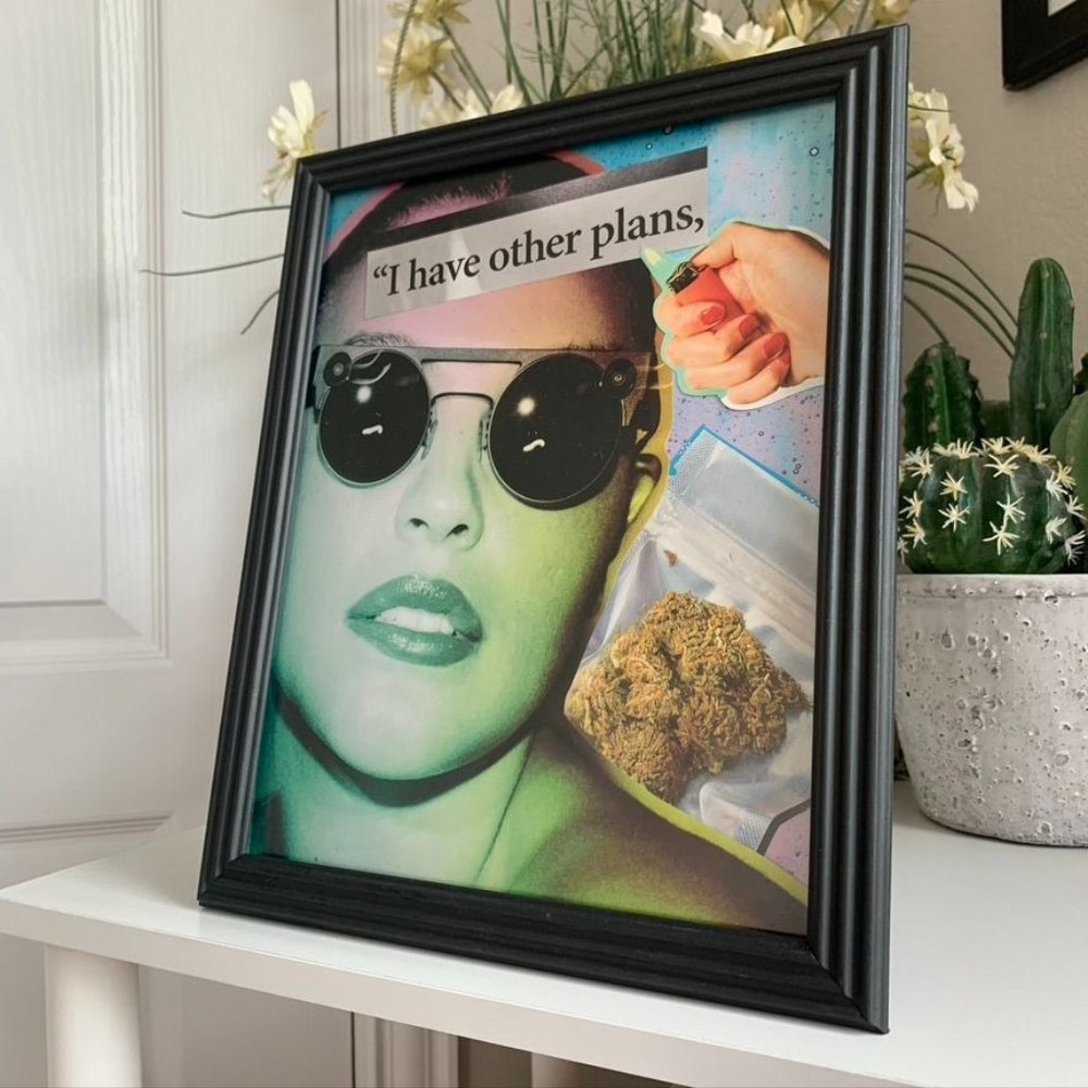 Deluxe Rainbow Free Spirit Theme Handmade 8x10 Collage